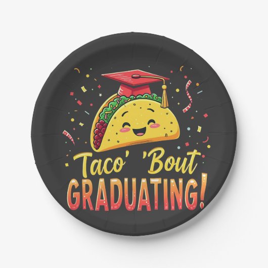 Taco 'Bout afstuderen Afstuderen Cinco de Mayo Papieren Bordje (Voorkant)