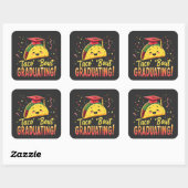 Taco 'Bout afstuderen Afstuderen Cinco de Mayo Vierkante Sticker (Vel)