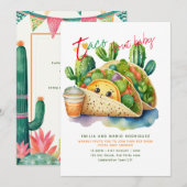Taco 'bout Baby Fiesta Baby Shower Leuk Kaart (Voorkant / Achterkant)