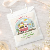 Taco Bout Baby Hot Pink Girl Baby shower Bedankzakje (Geknipt)