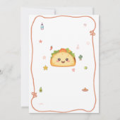 Taco ‘Bout Cute Baby Shower Kaart (Achterkant)