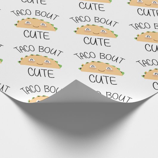 Taco Bout Cute Cadeaupapier (Hoek)