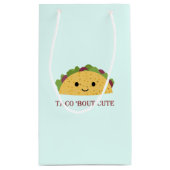 Taco Bout Cute Kawaii Taco Klein Cadeauzakje (Achterkant)