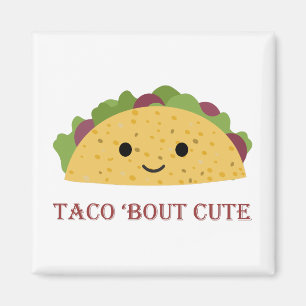 Taco Bout Cute Kawaii Taco Magneet