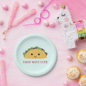 Taco Bout Cute Kawaii Taco Papieren Bordje (Feest)