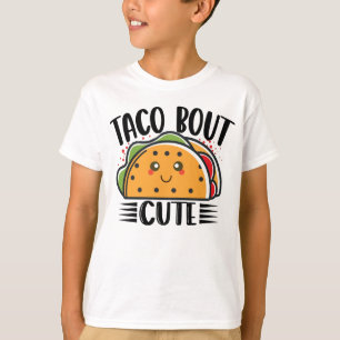 Taco Bout Cute Kinderen Toddlers Tacos Lover T-shirt