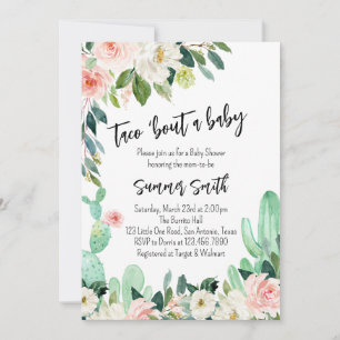 Taco Bout een Baby Baby shower Kaart