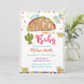 Taco Bout een Baby Baby shower Uitnodiging Fiesta (Staand voorkant)