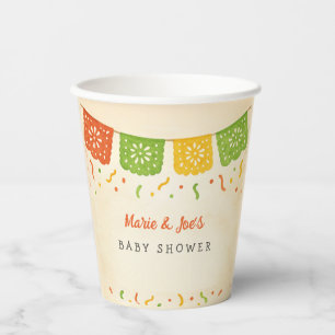 Taco Bout Een Baby Fiesta Baby shower Papieren Bek Bekers
