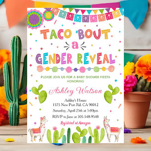Taco 'Bout een Baby Geslacht Reveal Uitnodiging