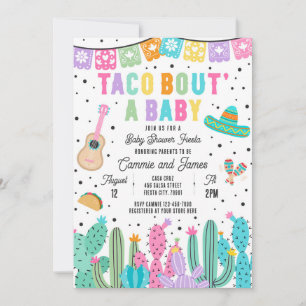 Taco Bout' Een Baby Mexicaans Fiesta Baby shower Kaart