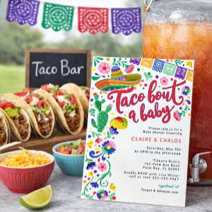 Taco 'Bout een Baby Shower Uitnodiging Bruisende F