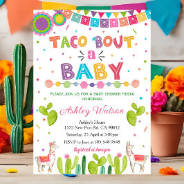 Taco 'Bout een Baby Shower Uitnodiging Fiesta Uitn