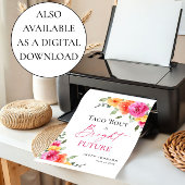 Taco Bout Een Heldere Toekomst Afstuderen Bloemen Poster