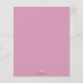 Taco-Bout een Meisje Baby shower (Achterkant)