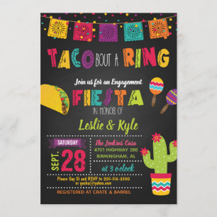 Taco Bout een Ring - Verlovingsfeest/ Koppel Borre Kaart