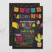 Taco Bout een Ring - Verlovingsfeest/ Koppel Showe Kaart (Voorkant / Achterkant)