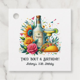 “Taco ’Bout een Verjaardag!” Fiesta Bedankjes Labels