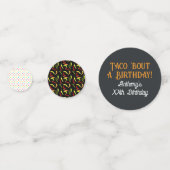 “Taco ’Bout een Verjaardag!” Fiesta Confetti (Achterkanten)