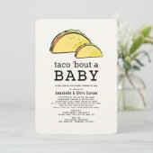 Taco Bout Fiesta Baby shower per post Kaart (Staand voorkant)