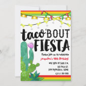TACO BOUT FIESTA Verjaardagsfeest Cinco de Mayo Kaart (Voorkant)