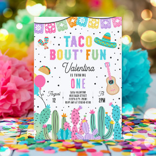 Taco Bout' Fun 1e Verjaardag Fiesta Mexicaanse Fee Kaart
