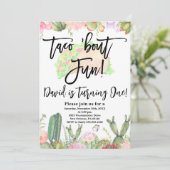 Taco ’Bout Fun, Taco ’Bout Fun Cactus Eerste Feest Kaart (Staand voorkant)