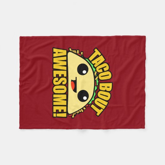 Taco Bout Geweldige Fleece Deken (Voorkant (Horizontaal))