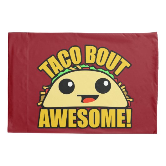 Taco Bout Geweldige Kussensloop (Achterkant)