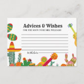 Taco Bout Love Adviezen & WIshes Vrijgezellenfeest Informatiekaartje (Voorkant)