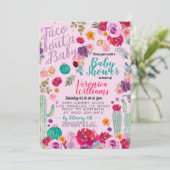 Taco Bout Love Baby shower Invitation Kaart (Staand voorkant)
