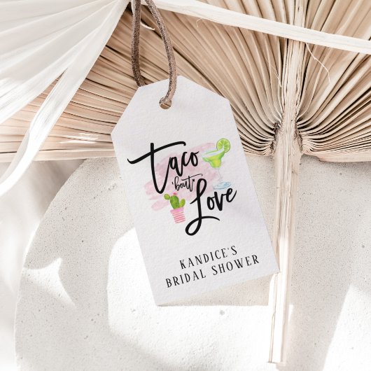 Taco Bout Love Bruidsfeest Cadeaulabel