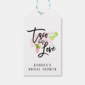 Taco Bout Love Bruidsfeest Cadeaulabel (Voorkant)