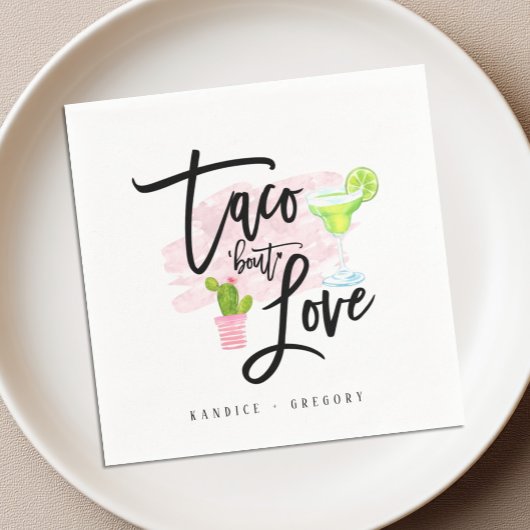 Taco Bout Love Bruiloftsfeest Fiesta Servet