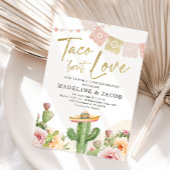 Taco Bout Love Cactus Fiesta Couples — Roze Kaart
