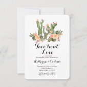 Taco Bout Love Cactus verlofpartij Kaart (Voorkant)