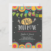 Taco 'Bout Love Couples Verloving Fiesta Party In Kaart (Voorkant)