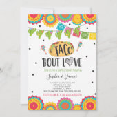 Taco 'Bout Love Couples Verloving Fiesta Party Kaart (Voorkant)