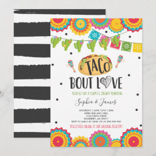 Taco 'Bout Love Couples Verloving Fiesta Party Kaart
