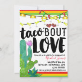TACO BOUT LOVE Couples Verloving Wedding Fiesta Kaart (Voorkant)