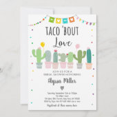 Taco Bout Love Fiesta Cactus Vrijgezellenfeest Kaart (Voorkant)