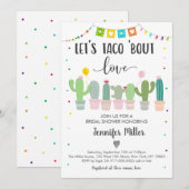 Taco Bout Love Fiesta Cactus Vrijgezellenfeest Kaart (Voorkant / Achterkant)