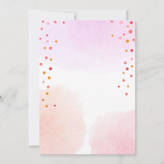 Taco Bout Love Fiesta Couples Shower Kaart (Achterkant)