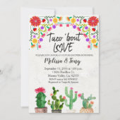 Taco Bout Love Fiesta Couples Shower Uitnodiging (Voorkant)