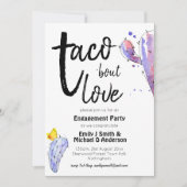 Taco Bout Love FIESTA ENGAGTY Cacti (Voorkant)
