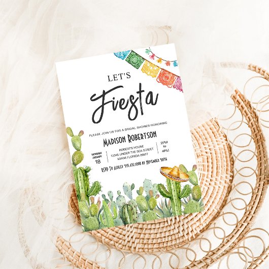 Taco 'Bout Love Fiesta koppels Mexicaanse Douche Kaart