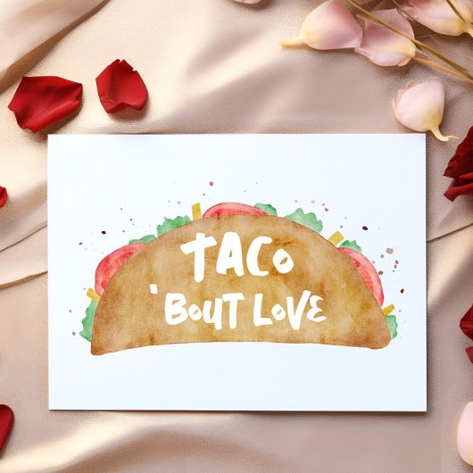 Taco 'Bout Love Fiesta Thema Valentijnsdag Kaart