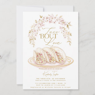 Taco Bout Love Floral Vrijgezellenfeest Fiesta Kaart