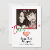 Taco Bout Love Foto Feest Bruiloft Uitnodiging (Voorkant)