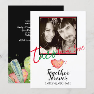 Taco Bout Love Foto Fiesta Wedding Invitation Kaart